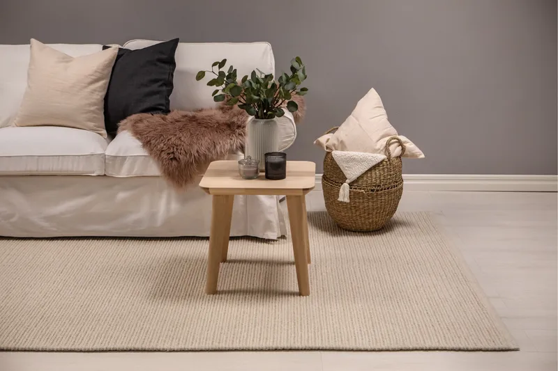 Dalarö Ullmatta 140x200 cm - Vit - Products - Textil & mattor - Matta - Modern matta - Ullmatta