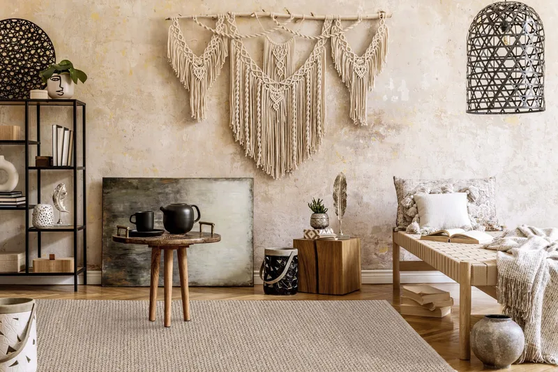 Dalarö Ullmatta 160x230 cm - Linne - Products - Textil & mattor - Matta - Modern matta - Ullmatta