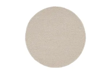 Dalarö Ullmatta 300 cm Rund, Vit