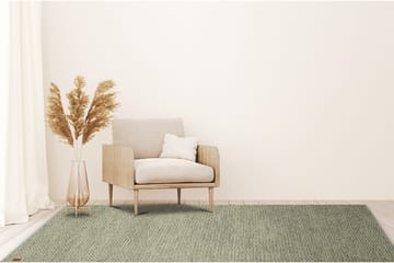 Gåsöga Ullmatta 140x200 cm Rektangulär - Grön - Products - Textil & mattor - Matta - Modern matta - Ullmatta