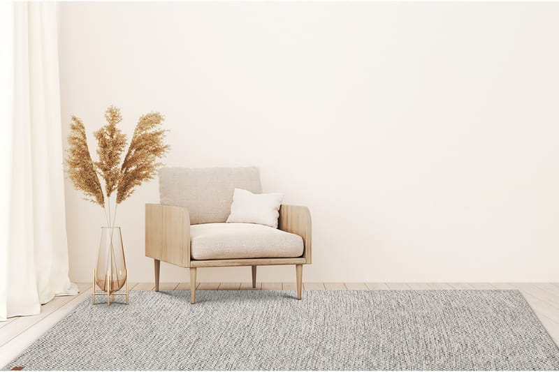 Gåsöga Ullmatta 160x230 cm Rektangulär - Grå - Products - Textil & mattor - Matta - Modern matta - Ullmatta