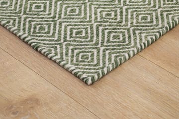 Gåsöga Ullmatta 240x340 cm Rektangulär - Grön - Products - Textil & mattor - Matta - Modern matta - Ullmatta