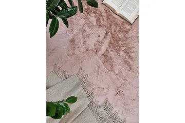 Heaven Ryamatta 120 cm Rund - Rosa - Products - Textil & mattor - Matta - Modern matta - Ryamatta
