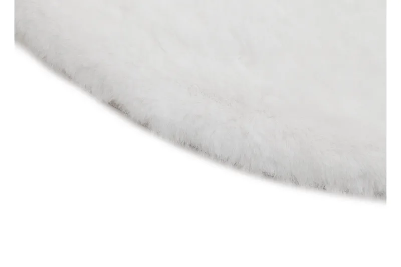 Heaven Ryamatta 200 cm Rund Vit - Vit - Products - Textil & mattor - Matta - Modern matta - Ryamatta