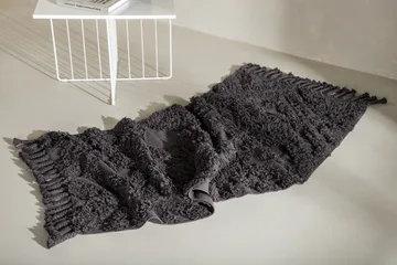 Hilma Bomullsmatta Rektangulär 70x200 cm - Mörkgrå - Products - Textil & mattor - Matta - Modern matta - Bomullsmatta