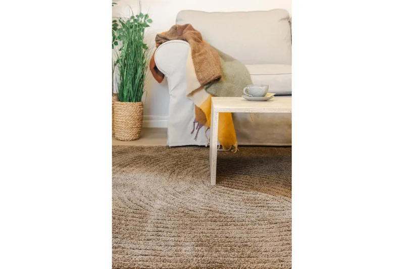 Maskinvävd Matta Genova Harmony - 140x200 cm, Mocca - Products - Textil & mattor - Matta - Modern matta - Wiltonmatta