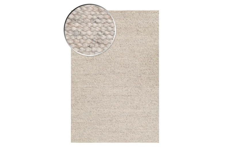 Skagen Ullmatta 140x200 cm Rektangulär - Sandmelange - Products - Textil & mattor - Matta - Modern matta - Ullmatta