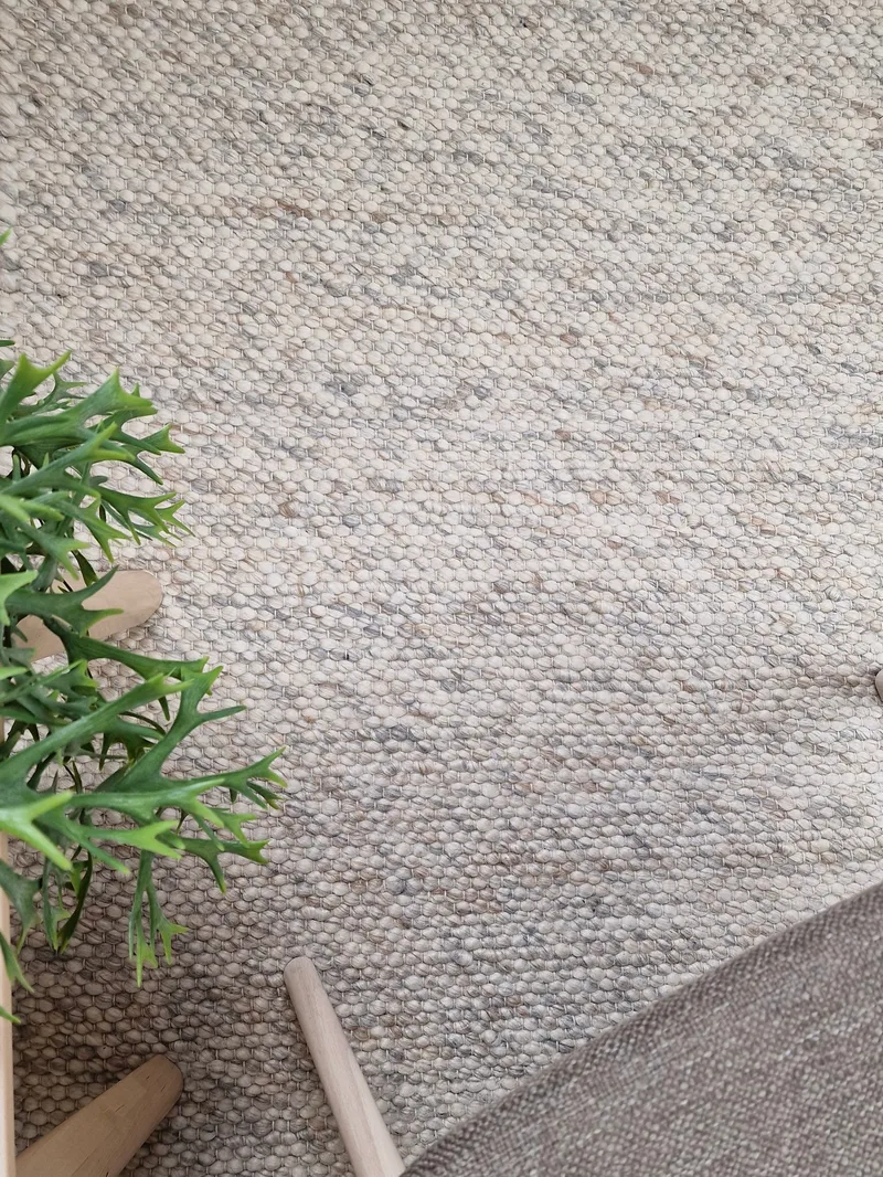 Skagen Ullmatta 200 cm Rund - Sandmelange - Products - Textil & mattor - Matta - Modern matta - Ullmatta