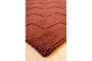 Sydney Ullmatta 200x200 cm - Röd - Products - Textil & mattor - Matta - Modern matta - Ullmatta
