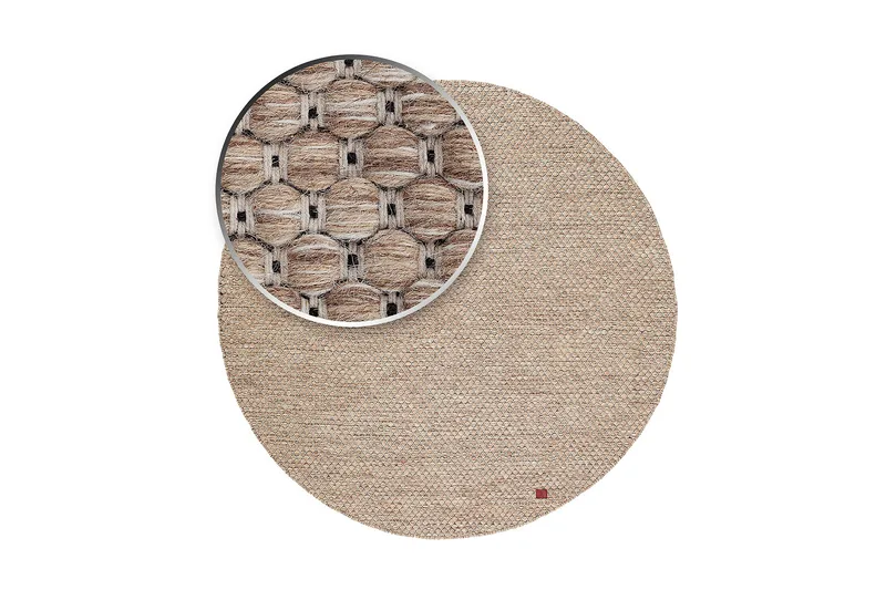 Torekov Ullmatta Rund 300 cm - Linne - Products - Textil & mattor - Matta - Modern matta - Ullmatta