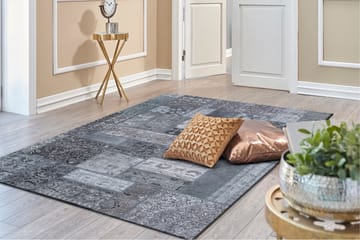 Patchwork Wiltonmatta 160x230 cm Rektangulär - Grå - Products - Textil & mattor - Matta - Modern matta - Wiltonmatta