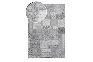 Patchwork Wiltonmatta 300x400 cm Rektangulär - Silver - Products - Textil & mattor - Matta - Modern matta - Wiltonmatta