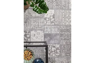 Patchwork Wiltonmatta 300x400 cm Rektangulär - Silver - Products - Textil & mattor - Matta - Modern matta - Wiltonmatta