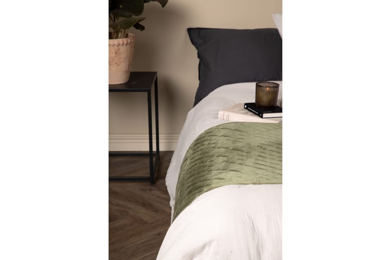 Jilly Överkast 80x260 cm - Grön - Products - Textil & mattor - Sängkläder - Överkast - Överkast dubbelsäng