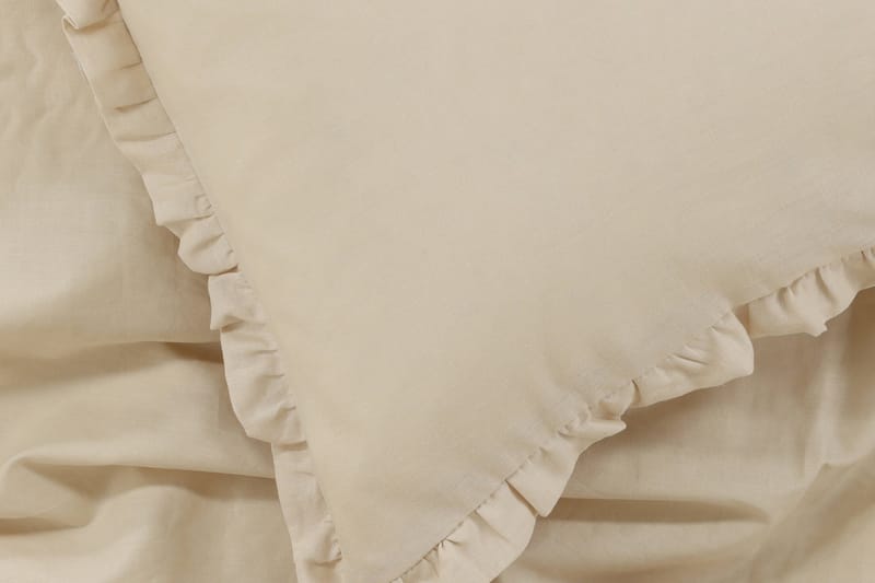 Lias Bäddset 2-Dels 150x200/50x60 cm - Beige - Products - Textil & mattor - Sängkläder - Bäddset & påslakanset - Påslakanset dubbelsäng