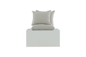 Mila Bäddset 2-Dels 220x240/50x60 cm - Ljusgrå - Products - Textil & mattor - Sängkläder - Bäddset & påslakanset - Påslakanset dubbelsäng