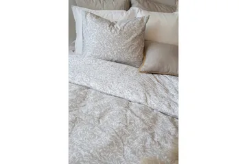 Påslakanset Enkelsäng 2-Dels Garden - Greige - Products - Textil & mattor - Sängkläder - Bäddset & påslakanset - Påslakanset dubbelsäng