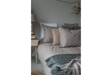 Påslakanset Enkelsäng 2-Dels Washed - Brun - Products - Textil & mattor - Sängkläder - Bäddset & påslakanset - Påslakanset dubbelsäng