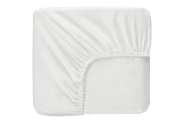 Dra-på-lakan Borganäs of Sweden - 105 x 200 cm, Vit - Products - Textil & mattor - Sängkläder - Lakan - Dra på lakan