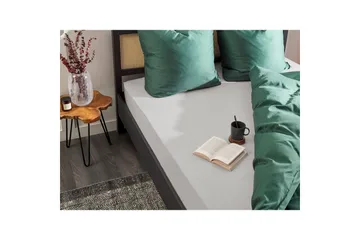 Dra-på-lakan Janbu Ljusgrå, 200x200 cm - Ljusgrå, 200x200 cm - Products - Textil & mattor - Sängkläder - Lakan - Dra på lakan