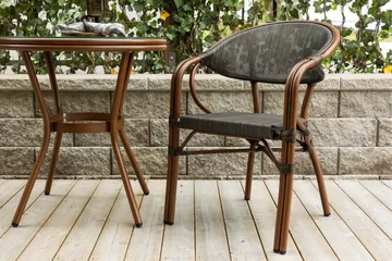 Vila Karmstol Utomhus - Svart - Products - Utemöbler & utemiljö - Balkong & altan - Balkongmöbler - Balkongstol