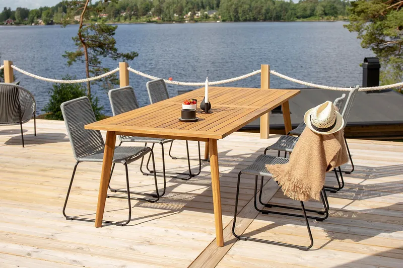 Lindos Matstol Utomhus - Grå - Products - Utemöbler & utemiljö - Balkong & altan - Balkongmöbler - Balkongstol