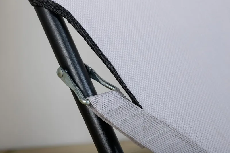 Seville Relaxstol Vikbar med Dyna - Svart/Grå - Products - Utemöbler & utemiljö - Balkong & altan - Balkongmöbler - Balkongstol