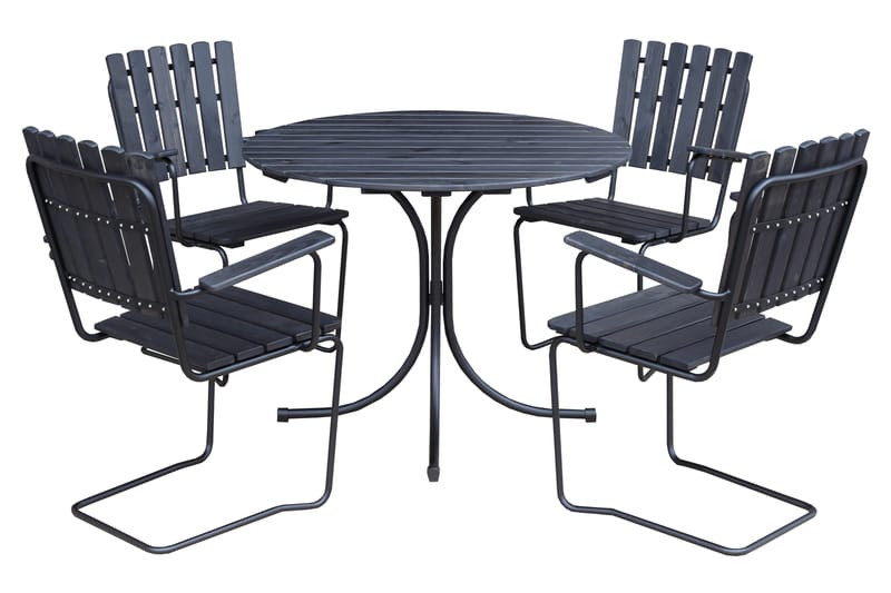 Vaxholm Utefåtölj - Kaffesvart/Grå - Products - Utemöbler & utemiljö - Balkong & altan - Balkongmöbler - Balkongstol