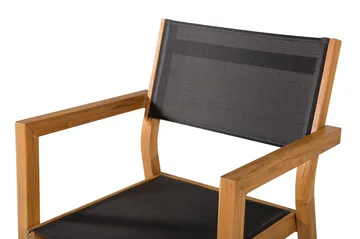 Venice Matstol Utomhus Stapelbar - Svart - Products - Utemöbler & utemiljö - Balkong & altan - Balkongmöbler - Balkongstol