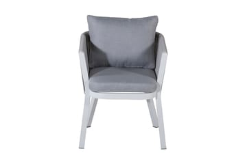 Virya Matstol Utomhus med Dyna - Vit/Grå - Products - Utemöbler & utemiljö - Balkong & altan - Balkongmöbler - Balkongstol