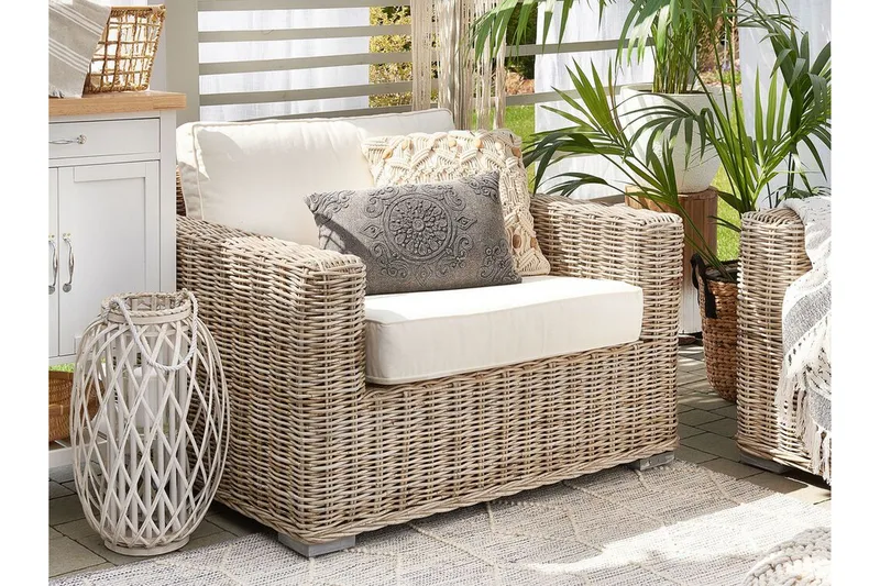 Apriliana Utefåtölj - Konstrotting/Ljusbrun - Products - Utemöbler & utemiljö - Loungemöbler - Loungestol utomhus