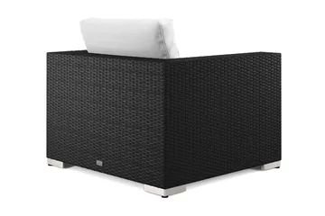 Bahamas Loungefåtölj utomhus i konstrotting - Svart - Products - Utemöbler & utemiljö - Loungemöbler - Loungestol utomhus