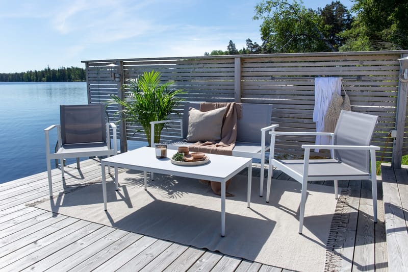 Break Loungegrupp Utomhus 4-sits - Vit - Products - Utemöbler & utemiljö - Loungemöbler - Loungeset & loungegrupp