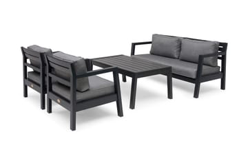 Hillerstorp Utestoltö Lounge Utefåtölj - Grå/svart - Products - Utemöbler & utemiljö - Loungemöbler - Loungestol utomhus