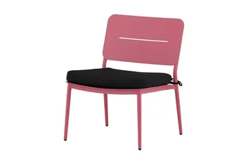 Lina Loungestol Utomhus med Dyna - Rosa - Products - Utemöbler & utemiljö - Loungemöbler - Loungestol utomhus