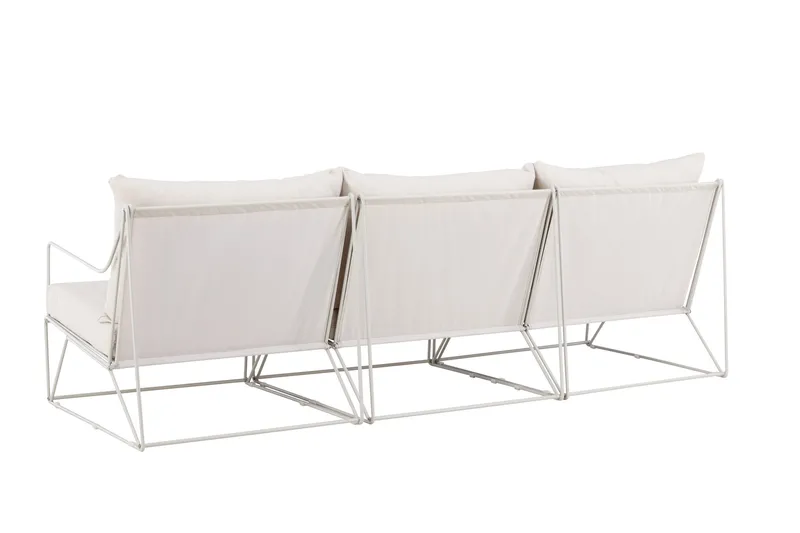 Usteryd 3 sits Loungesoffa - Beige - Products - Utemöbler & utemiljö - Loungemöbler - Loungesoffor