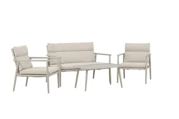 Mazzaro Soffgrupp Utomhus 4-sits - Antracit - Products - Utemöbler & utemiljö - Loungemöbler - Loungeset & loungegrupp