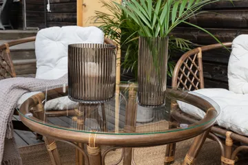 Wera Soffgrupp Utomhus 4-sits - Brun/Vit - Products - Utemöbler & utemiljö - Loungemöbler - Loungeset & loungegrupp