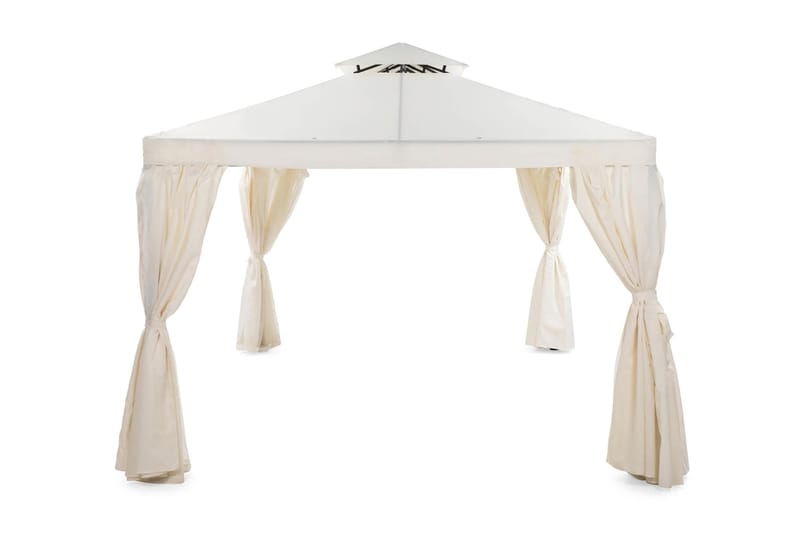 Bermuda Komplett Paviljong 3x4 m - Inkl Väggar och Nät Naturvit - Products - Utemöbler & utemiljö - Solskydd - Paviljong - Komplett paviljong