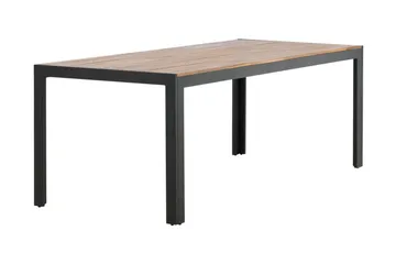 Bois Matbord Utomhus 200 cm Svart/Brun - Venture Home - Products - Utemöbler & utemiljö - Utebord & trädgårdsbord - Matbord utomhus
