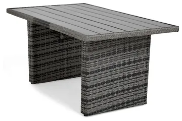 James Utebord 85x145 cm – Matbord utomhus i konstrotting med bordsskiva i Aintwood - Grå - Products - Utemöbler & utemiljö - Utebord & trädgårdsbord - Matbord utomhus