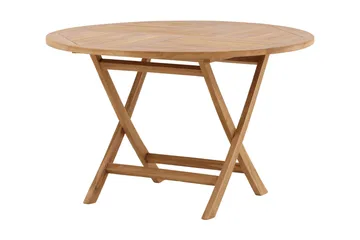 Kenya Matbord Utomhus Rund Ø120 cm - Beige - Products - Utemöbler & utemiljö - Utebord & trädgårdsbord - Matbord utomhus