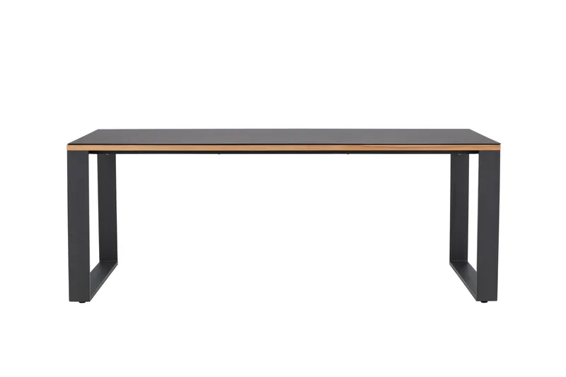 Aspvik Matbord 100x200 cm Svart, Svart