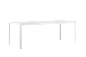 Break Matbord Utomhus 90x205 cm - Vit - Products - Utemöbler & utemiljö - Utebord & trädgårdsbord - Matbord utomhus