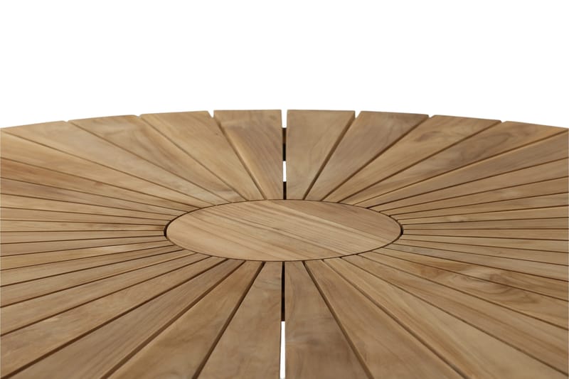 Mexico Matbord Utomhus Rund 140 cm Brun/Svart - Venture Home - Products - Utemöbler & utemiljö - Utebord & trädgårdsbord - Matbord utomhus