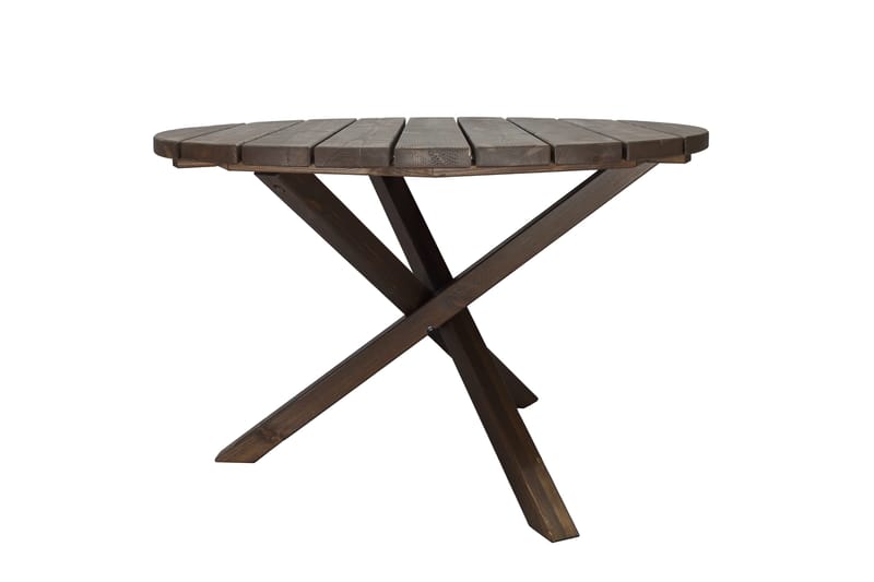 Scottsdale Matbord Utomhus Runt 112 cm - Brun - Products - Utemöbler & utemiljö - Utebord & trädgårdsbord - Matbord utomhus
