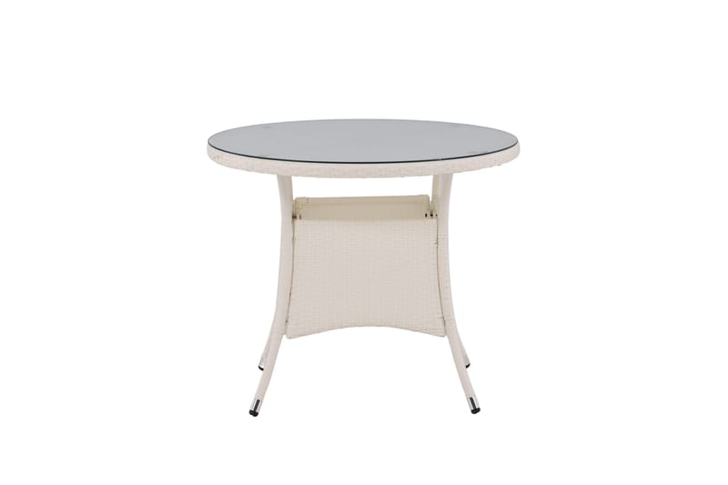 Volta Matbord Utomhus 90 Rund - Vit - Products - Utemöbler & utemiljö - Utebord & trädgårdsbord - Matbord utomhus