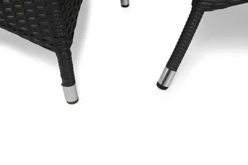 Thor Matgrupp Utomhus 140 + 4 Jenny Ställbar Fåtölj - Svart/Svart - Products - Utemöbler & utemiljö - Utegrupp - Matgrupp utomhus