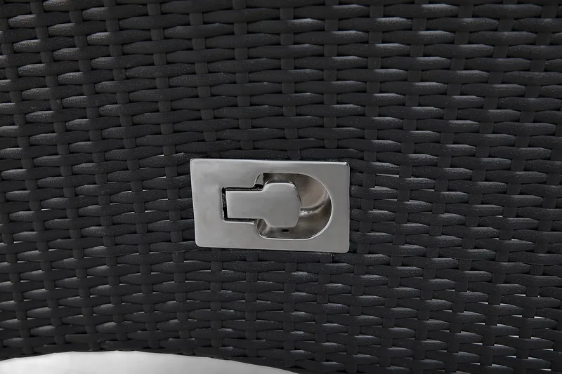 Thor Matgrupp Utomhus 140 + 4 Jenny Ställbar Fåtölj - Svart/Svart - Products - Utemöbler & utemiljö - Utegrupp - Matgrupp utomhus