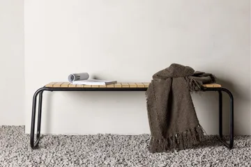 Holmbeck Utebänk - Brun - Products - Utemöbler & utemiljö - Utesoffa - Trädgårdsbänk & utebänk